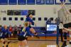 Alyssa Fenstad spikes the ball back to Esko at the August 30 home game